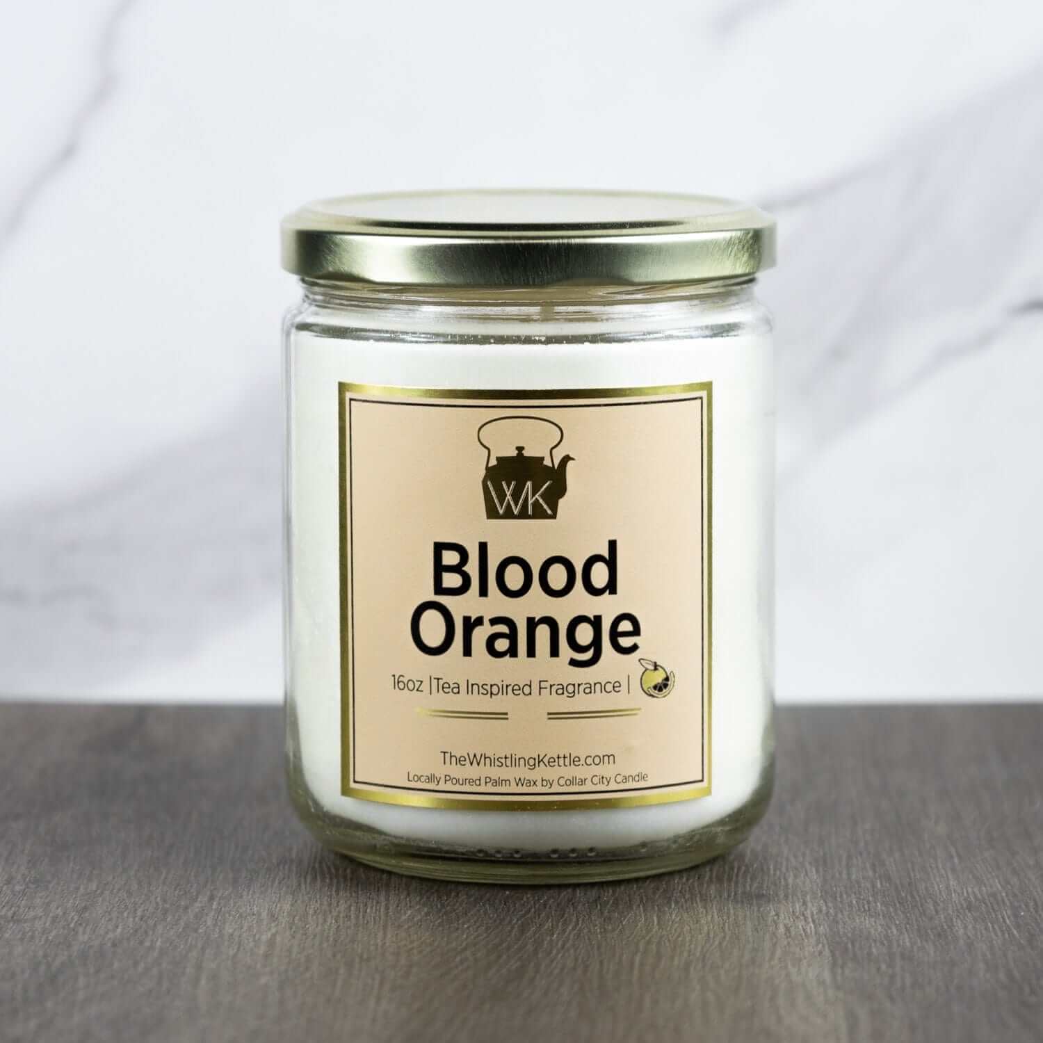 Blood Orange Scented Tea Candle