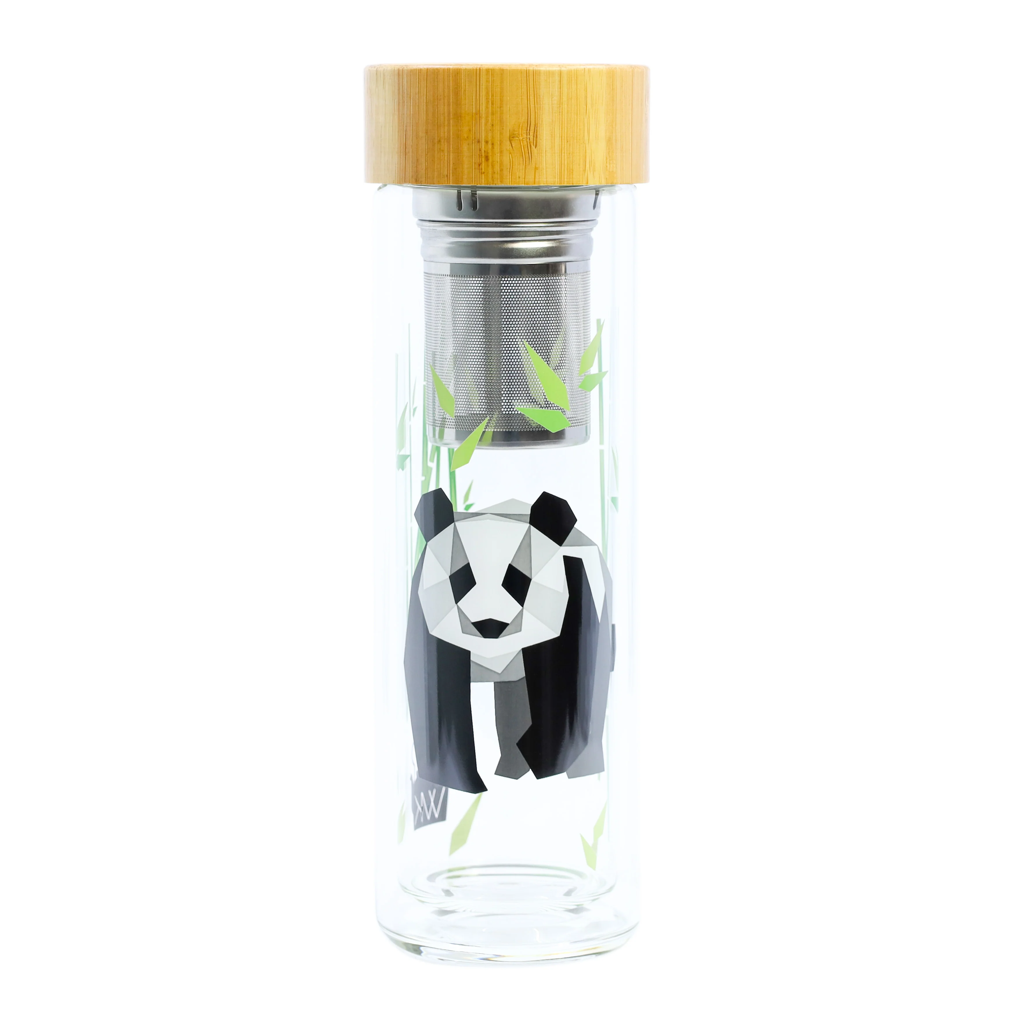 Glass Tea Tumblers With Infuser and Travel Sleeve, 16oz - Image 4