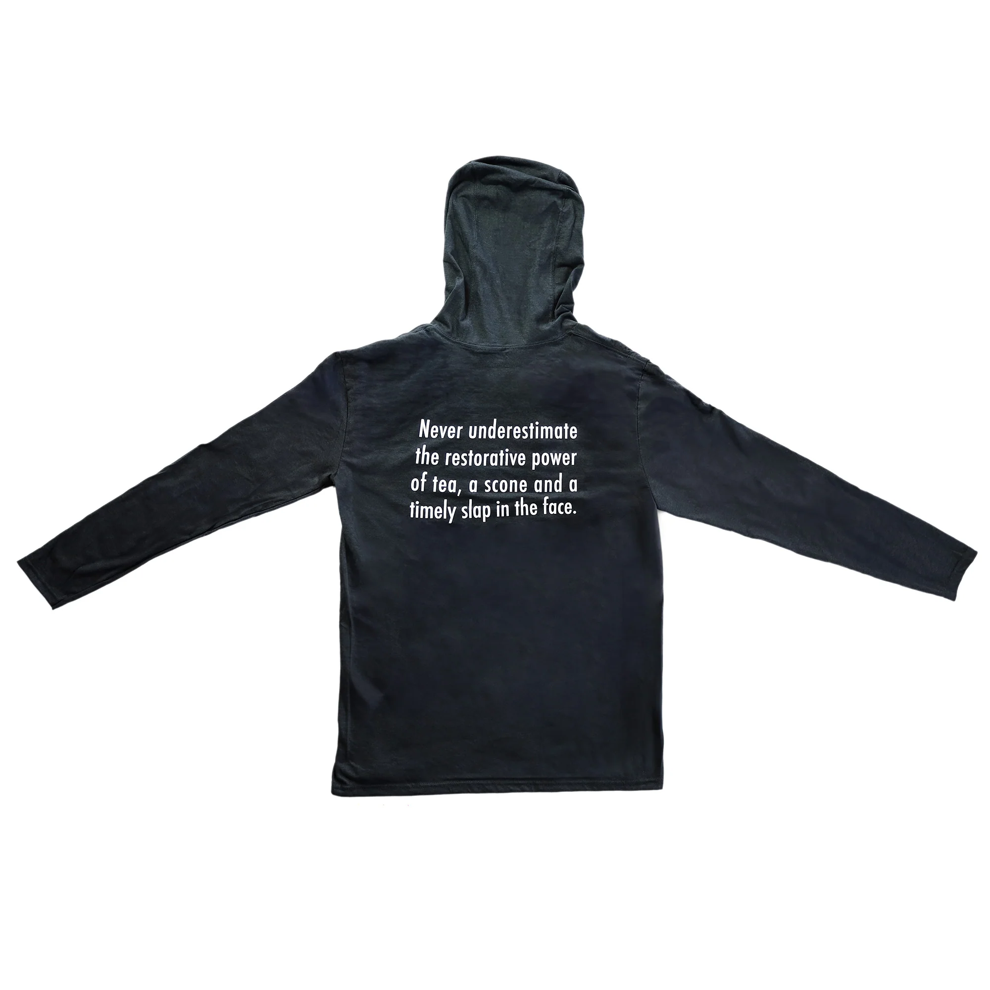 "Never Underestimate..." - Long Sleeve Hooded T-Shirt