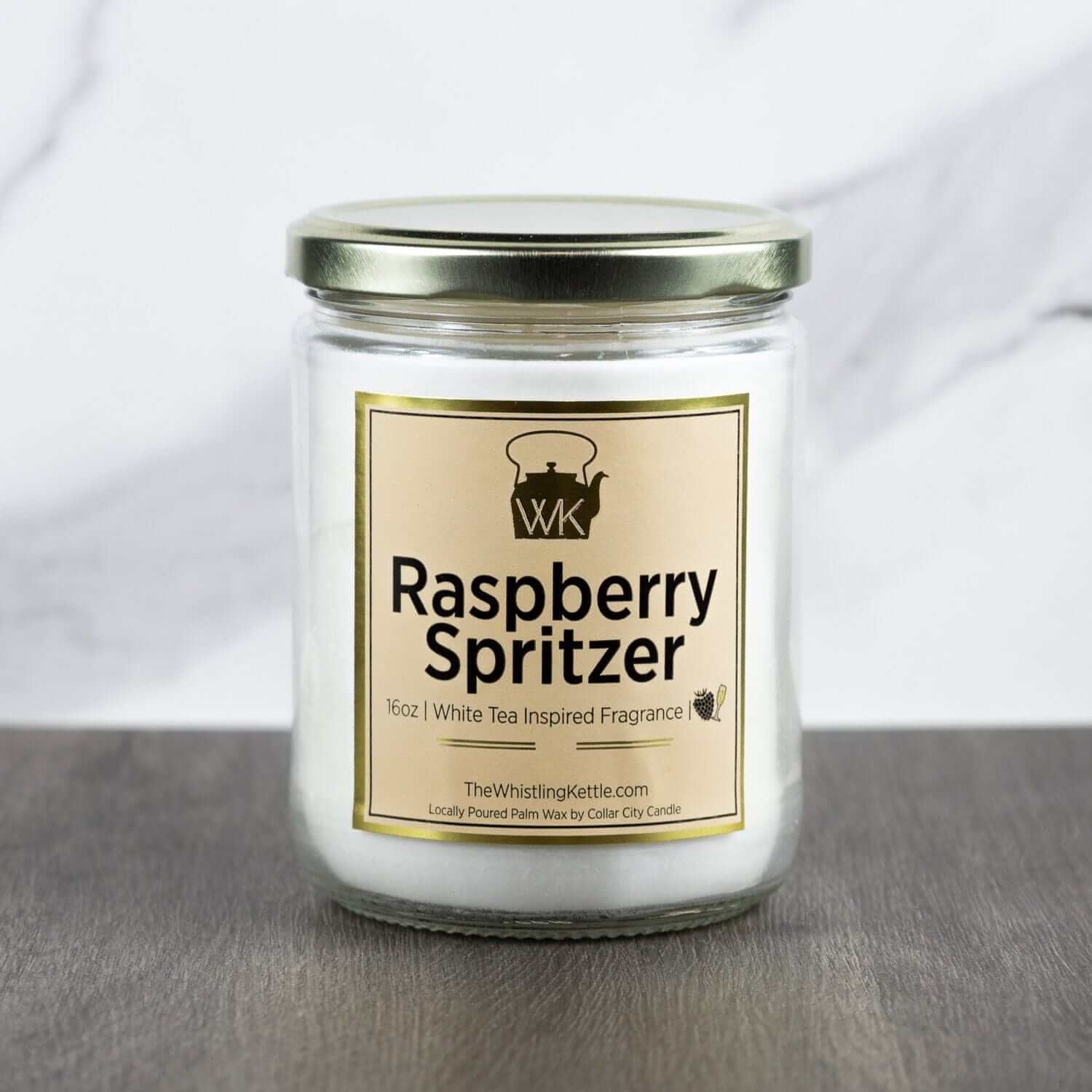 White Raspberry Spritzer Scented Tea Candle